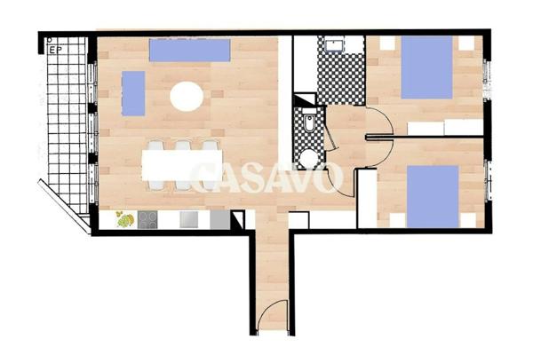 Vente Appartement 3 pièces de 67m² - 44000 Nantes
