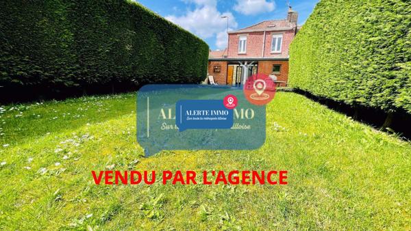 Jolie maison semi-inividuelle de 125 m2 + 40 m2 de commerce + 1 garage et jardin