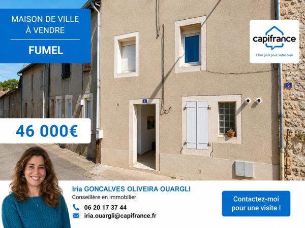 Maison à vendre 4 pièces FUMEL (47)