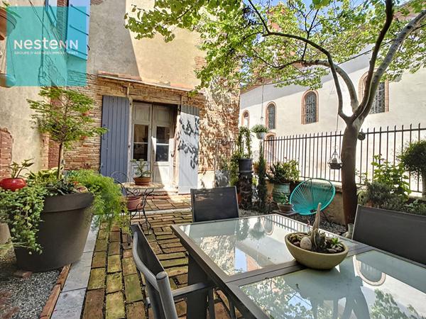 A vendre maison de village de 190m² habitable, cours, jardin, garage, 10 min de Nailloux