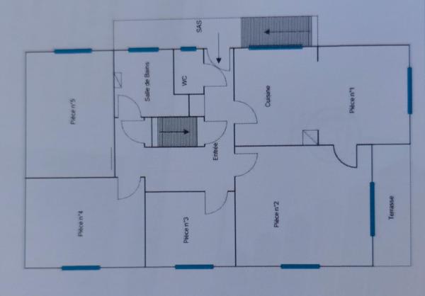 Maison 5 pièces au calme absolu dans une impasse.