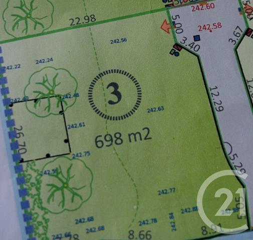 Terrain à vendre  698 m 2   IDRON  - 64