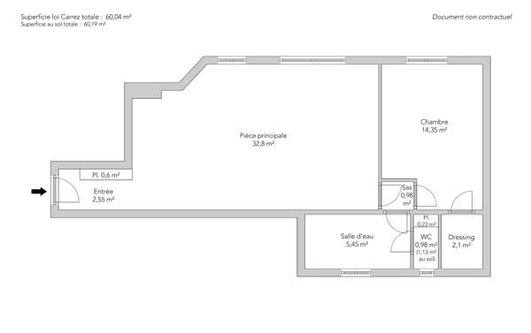 Appartement Paris 18 e - ABBESSES / VILLA DANCOURT
