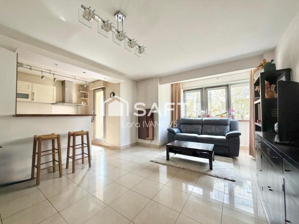 Appartement 4 pièces avec loggia, double box et cave