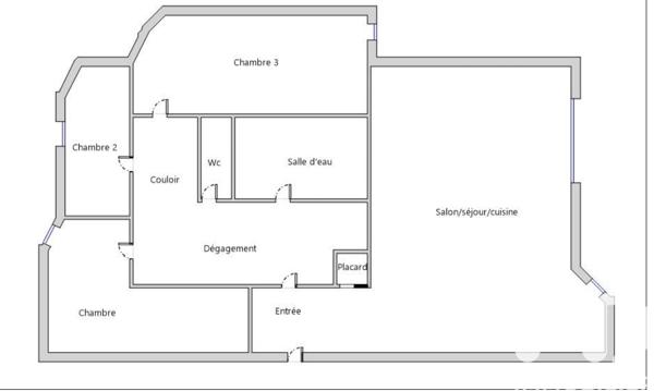 Appartement à vendre 4 pièces 82 m² Sannois