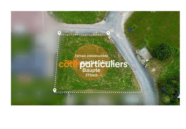 Vente Terrain880 m² - BAUPTE (50500)