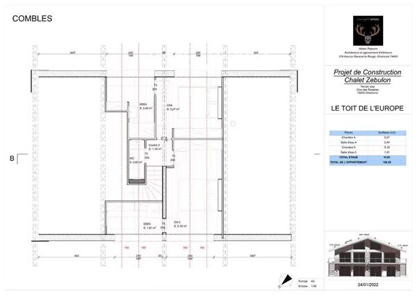 Chalet Chamonix Mont Blanc 6 pièce(s) 201 m2