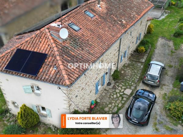 MAISON EN PIERRE AVEC FORT POTENTIEL - 173m² - 3CHAMBRES + 2 MEZZANINES