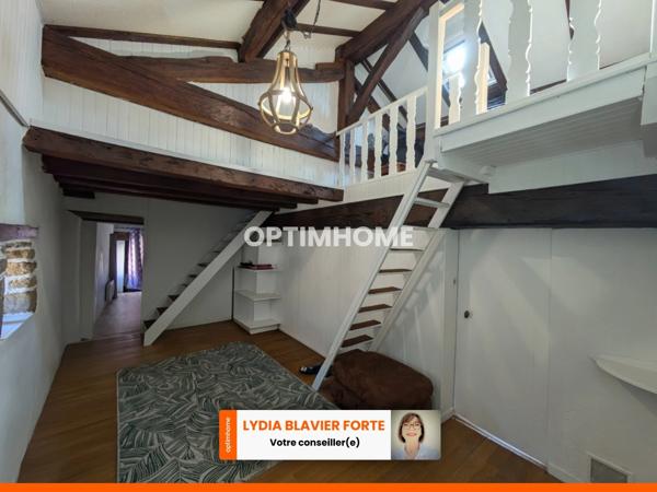 MAISON EN PIERRE AVEC FORT POTENTIEL - 173m² - 3CHAMBRES + 2 MEZZANINES