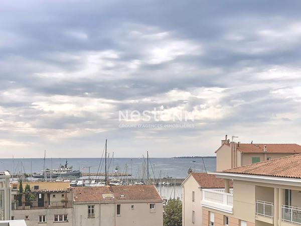 GOLFE JUAN - STUDIO 26m2 - TERRASSE - PISCINE- APERCU MER