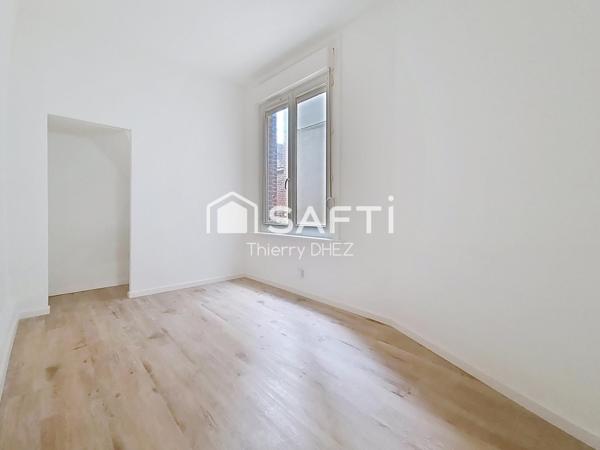 Idéal investisseur ! T2 rénové à Lille-Moulins, 37m², proche centre et universités, forte demande locative, rentabilité assurée .