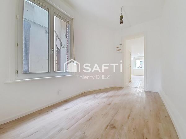 Idéal investisseur ! T2 rénové à Lille-Moulins, 37m², proche centre et universités, forte demande locative, rentabilité assurée .