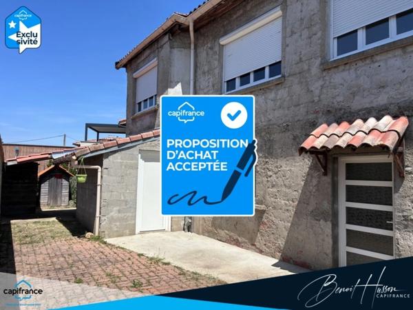 Maison de village T4 de 104m² avec cour extérieure
