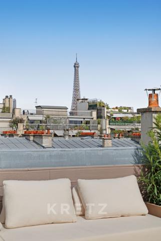 Paris 16ᵉ- Appartement d'exception avec terrasse et vue Tour Eiffel