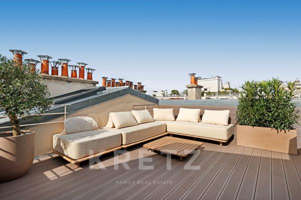Paris 16ᵉ- Appartement d'exception avec terrasse et vue Tour Eiffel