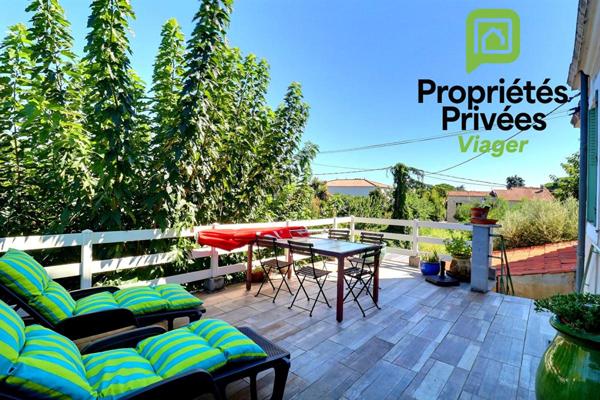 VIAGER OCCUPE - Maison de ville de caractère avec jardin et dépendances ? Alès
