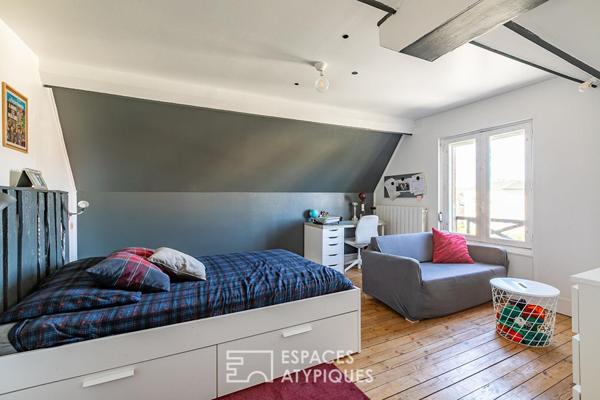 Maison de ville rénovée avec jardin, centre ville à pied