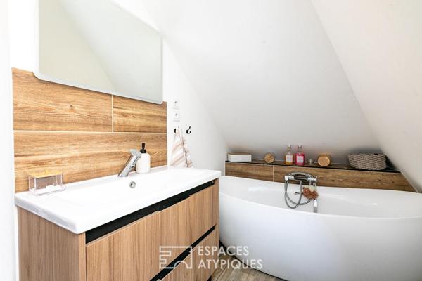 Maison de ville rénovée avec jardin, centre ville à pied