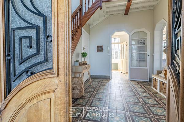 Maison de ville rénovée avec jardin, centre ville à pied