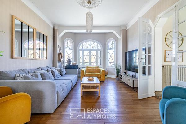 Maison de ville rénovée avec jardin, centre ville à pied