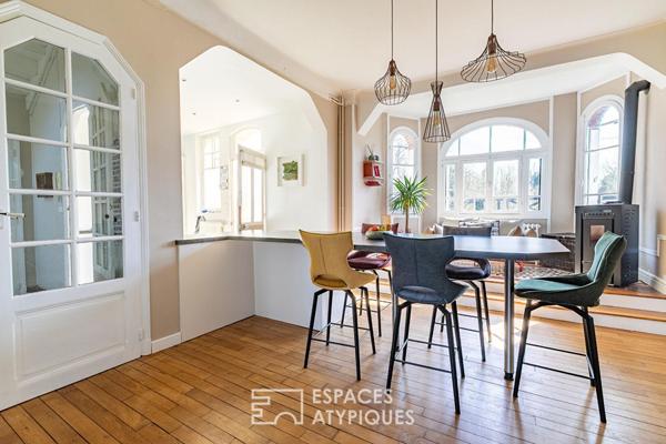 Maison de ville rénovée avec jardin, centre ville à pied