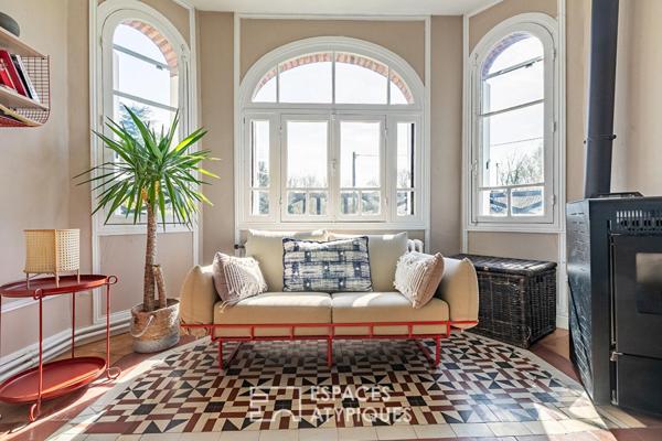 Maison de ville rénovée avec jardin, centre ville à pied