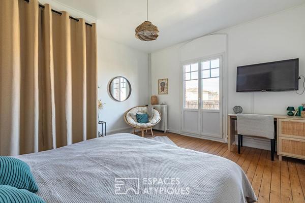 Maison de ville rénovée avec jardin, centre ville à pied