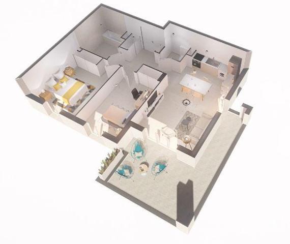 Appartement à vendre 3 pièces 64 m² Vallauris