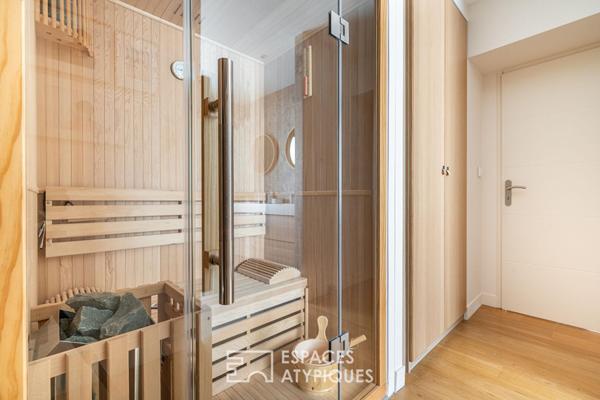 Maison ancienne rénové avec extension et piscine