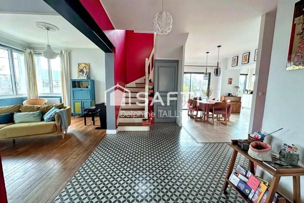 Maison familiale rénovée jardin terrasses garage