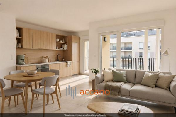 T3 71 m² calme absolu · Résidence 2025 sécurisée · Bus à 2 min · Lyon Saint-Paul en 17 min · Balcon Ouest · Francheville