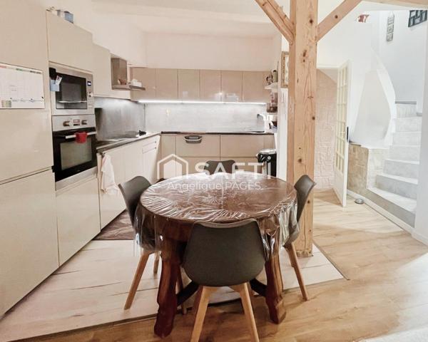 Maison de village + Studio avec Rendement Locatif
