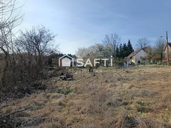 Grand terrain viabilisé