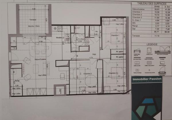 appartement 3 CH - CHALONNES CENTRE VILLE