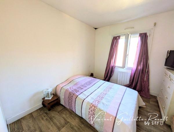 Appartement T3 57m² avec locataire en place-garage-jardin120m²