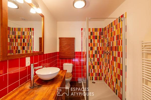 Esptrit Buccolique, corps de ferme rénové, 230m², proximité mer, 7 chambres, sauna .