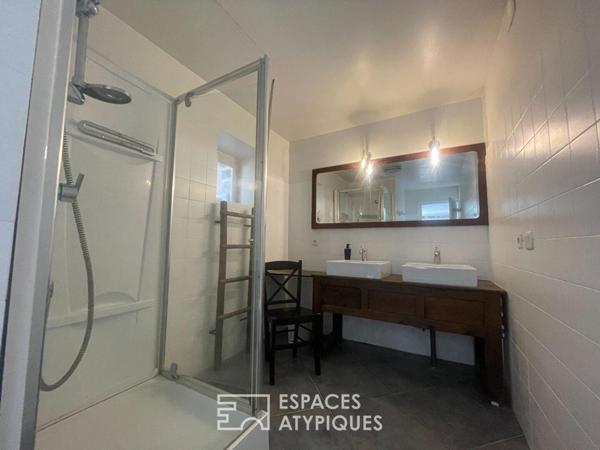 Esptrit Buccolique, corps de ferme rénové, 230m², proximité mer, 7 chambres, sauna .