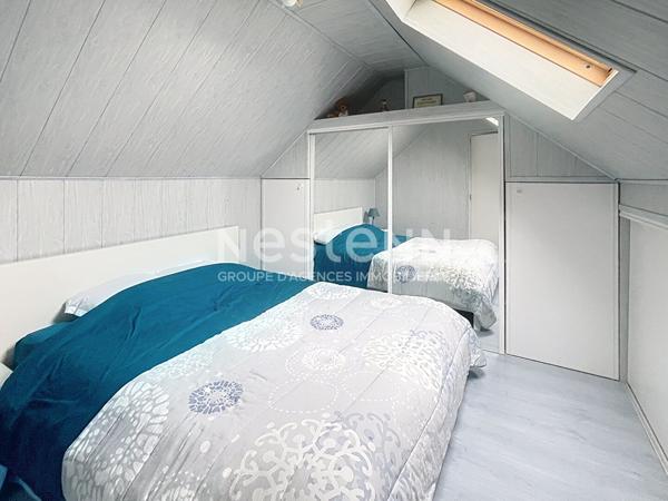 EXCLUSIVITE : Maison à vendre Morangis  MAISON INDIVIDUELLE 105 m², 3 chambres + combles aménagés en 2 pièces, sous-sol total, jardin 375 m². 370.000€ FAI