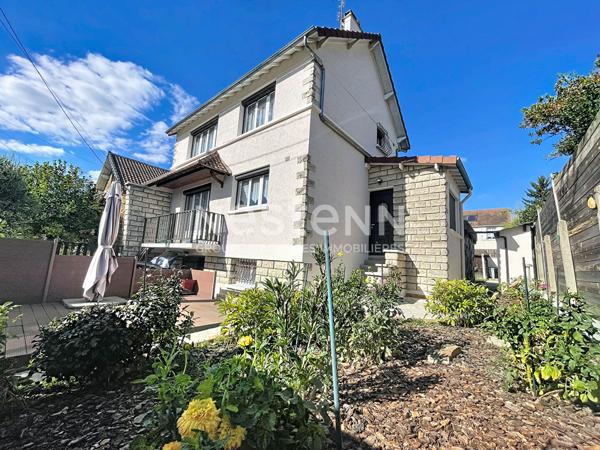 EXCLUSIVITE : Maison à vendre Morangis  MAISON INDIVIDUELLE 105 m², 3 chambres + combles aménagés en 2 pièces, sous-sol total, jardin 375 m². 370.000€ FAI