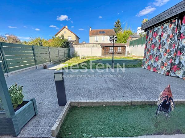 EXCLUSIVITE : Maison à vendre Morangis  MAISON INDIVIDUELLE 105 m², 3 chambres + combles aménagés en 2 pièces, sous-sol total, jardin 375 m². 370.000€ FAI