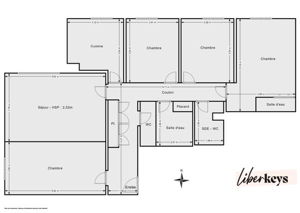Appartement F5 Reims Saint Remi