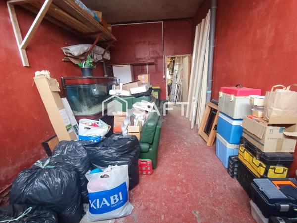 Maison 3 chambres jardin garage à raffraichir