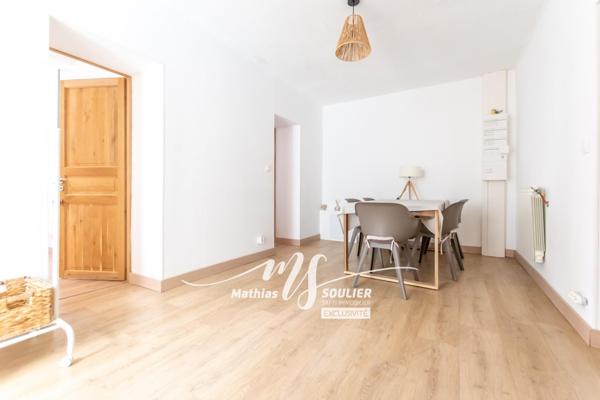 T3 de 65 m² avec jardin de 60 m² à pied du centre