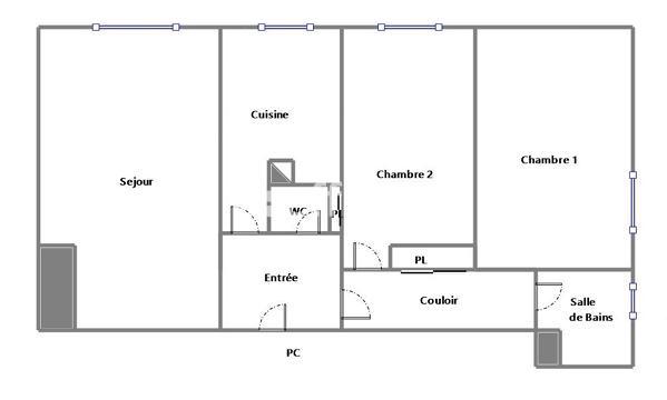 Appartement
         3 pièces
        - 62 m² 329 500 € *