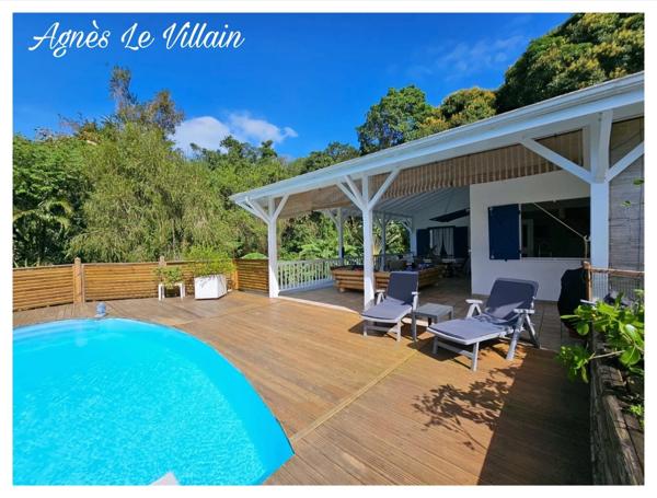-- EXCLUSIVITÉ -- Villa Piscine + 2 Logements Plage Grande Anse à 800 m