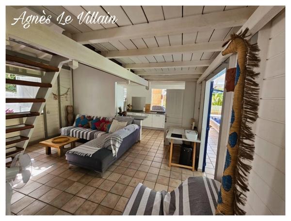 -- EXCLUSIVITÉ -- Villa Piscine + 2 Logements Plage Grande Anse à 800 m