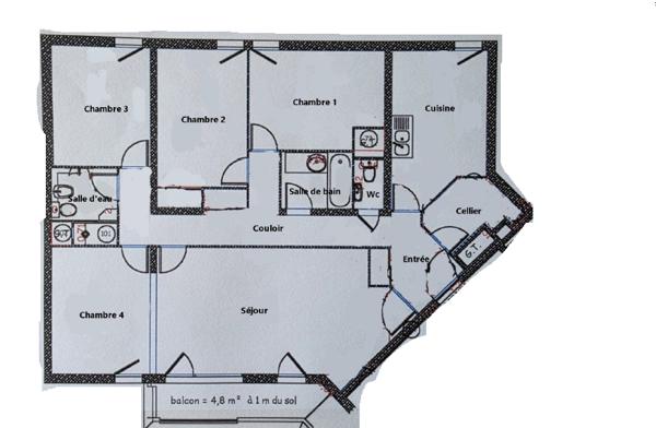 Appartement à vendre 5 pièces 101 m² Évry-Courcouronnes