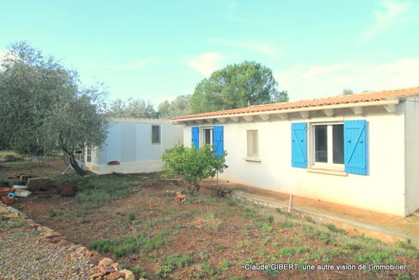 Balaruc-le-Vieux (34540) Maison de plain-pied T4 sur une parcelle de 2582 m2 en pleine garrigue à Balaruc-Le-Vieux