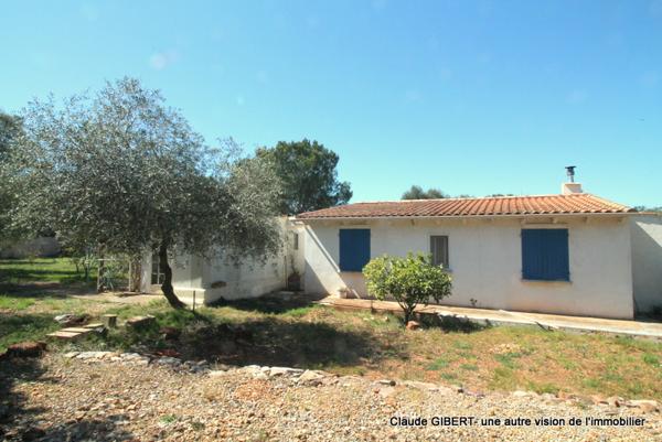 Balaruc-le-Vieux (34540) Maison de plain-pied T4 sur une parcelle de 2582 m2 en pleine garrigue à Balaruc-Le-Vieux