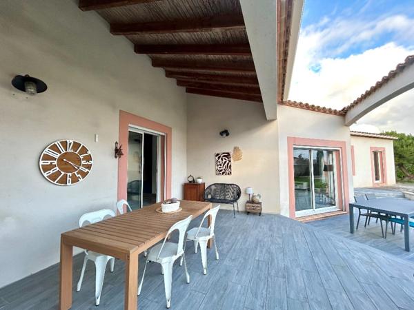 À Villemoustaussou, villa en vente avec Le TUC IMMO BRAM-Agence AVEROUX Villemoustaussou (11620)